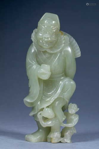 Ancient Chinese Hetian Jade Zhongkui