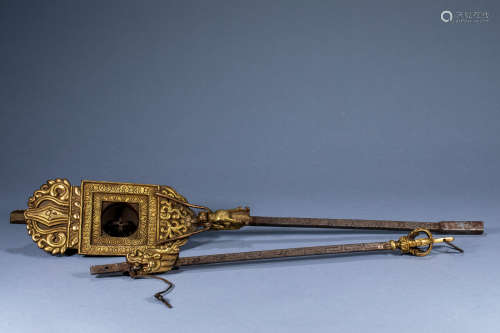 Ancient Chinese gilt instruments