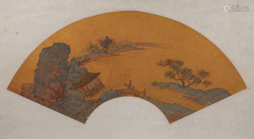 Ancient Chinese Wen Zhengming Fan