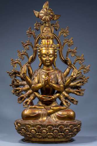 Ancient Chinese Seated Thousand-handed Avalokitesvara