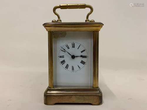An early 20th century miniature carriage clock by Duverdry a...