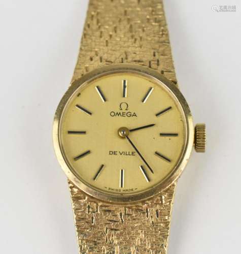 An Omega De Ville manual wind ladies 9ct gold wristwatch, ci...
