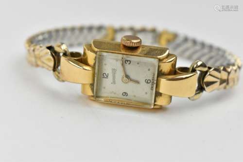 A Eberhard 18ct gold manual wind ladies wristwatch, circa 19...
