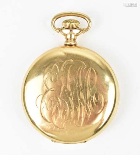 An early 20th century Elgin 14k gold, full hunter pocket wat...