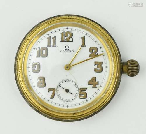 An early 20th century Omega manual wind travel clock, circa ...