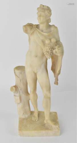 A late 19th century Italian carved alabaster sculpture of th...