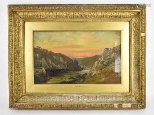 John Brett (1831-1902) British `The River Tamar`, depicting ...