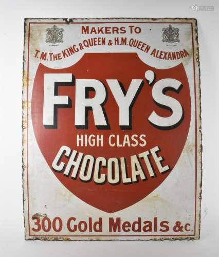 A vintage `Fry`s High Class Chocolate, makers to T.M. The Ki...