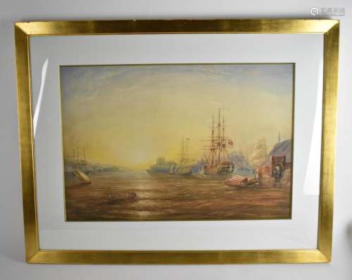 Andrew Nicholl (1804-1886) British, R.H.A maritime interest,...