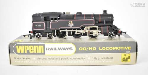 A boxed OO gauge BR 2-6-4 Tank Engine locomotive in black W2...