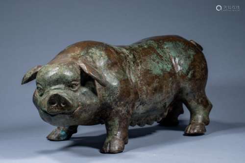 Ancient Chinese copper pig