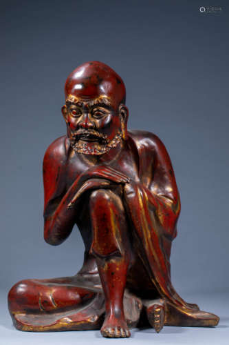 Ancient Chinese Arhat statue