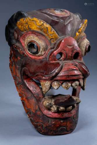 ancient chinese shaman mask