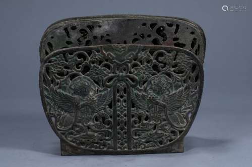 China Liao Dynasty Carved Garuda Bookshelf