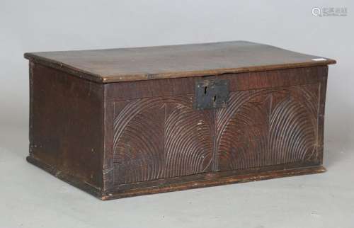 An 18th century oak box