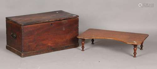 A late 19th century stained pine trunk