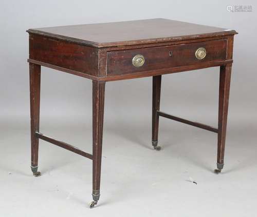 A George III mahogany draughtsman's table