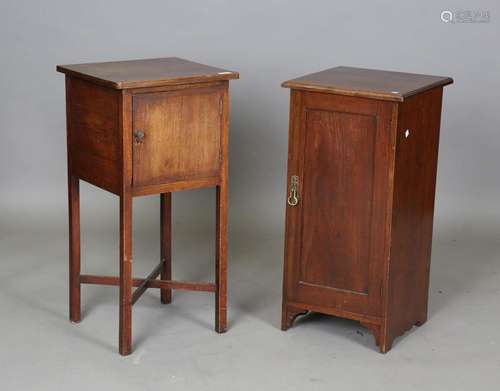 A 19th century mahogany pot cupboard