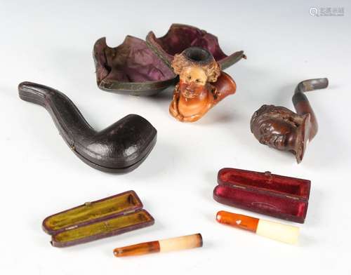 A 19th century meerschaum pipe bowl