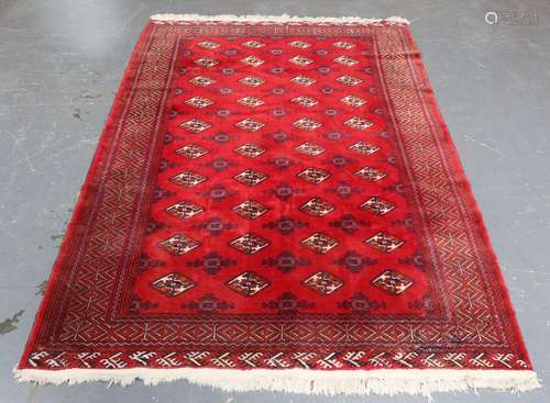 A Turkestan style carpet