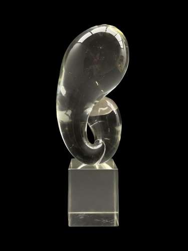 Livio Seguso (Italian 1930-): Large Murano glass sculpture o...