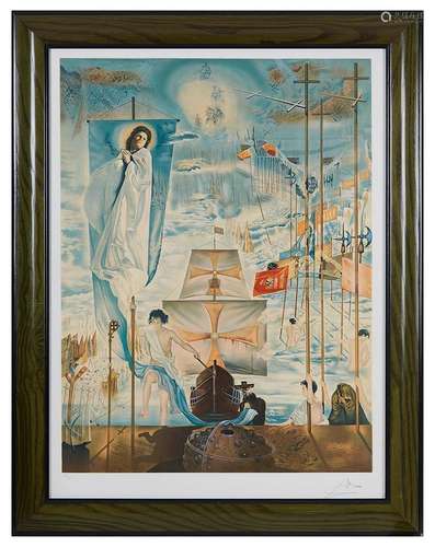 Salvador DALI (1904-1989) La découverte de l Amérique Lithog...