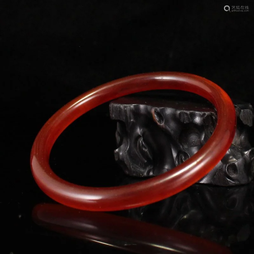 Inside Diameter 69 MM Vintage Ox Horn Bracelet