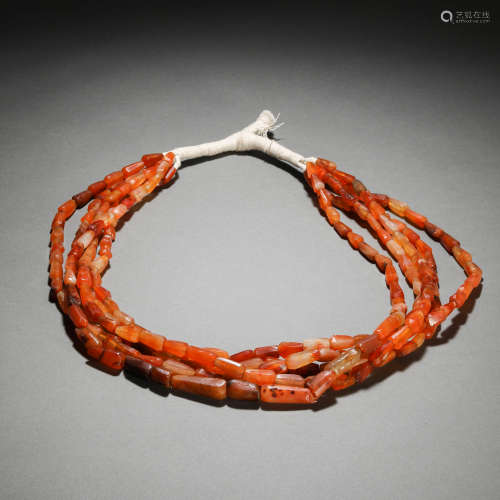 tang agate necklace