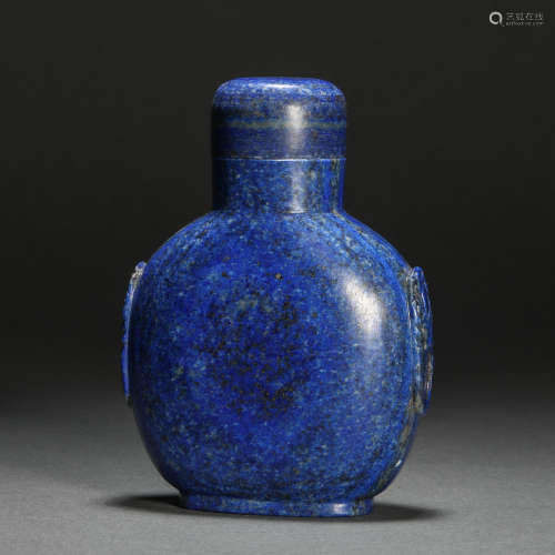 Qing lapis lazuli snuff bottle