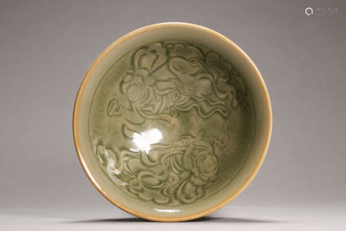 Yaozhou Kiln Apsaras Bowl