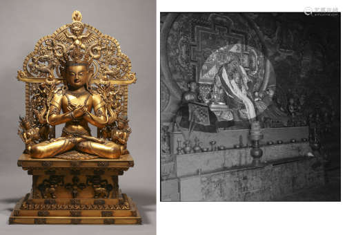 Imperial Court Style Bronze Figure of Vajradhara