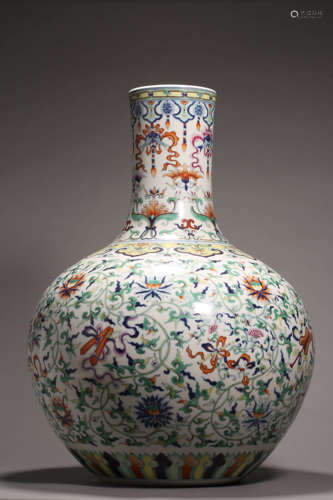 Doucai Glaze Eight Treasures Tianqiuping