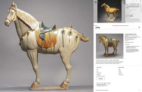 Sancai-Glazed Pottery Horse