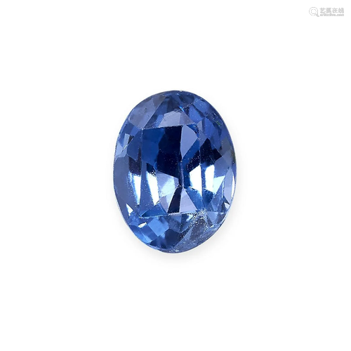 AN UNMOUNTED CEYLON NO HEAT SAPPHIRE oval cut, 1.16 carats. ...