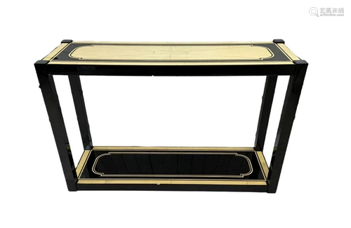 Art Deco Dunand Style Lacquer Console Table