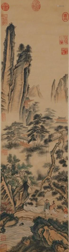 A LANDSCAPE PAINTING ON PAPER BY MA YUAN.