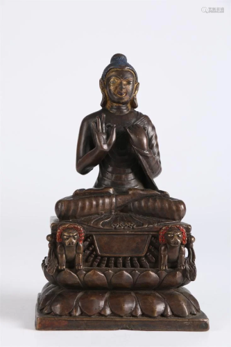 A Bronze SIWATE BUDDHA STATUE.