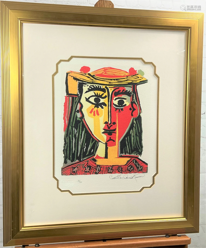 Picasso Color Ltd Ed Giclee "Tete de Femme"