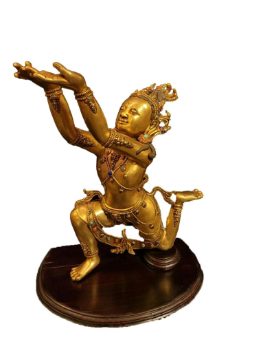 An Important Gilt Bronze of Nagaraja