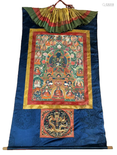 A Thangka of Imperial Vajradhara