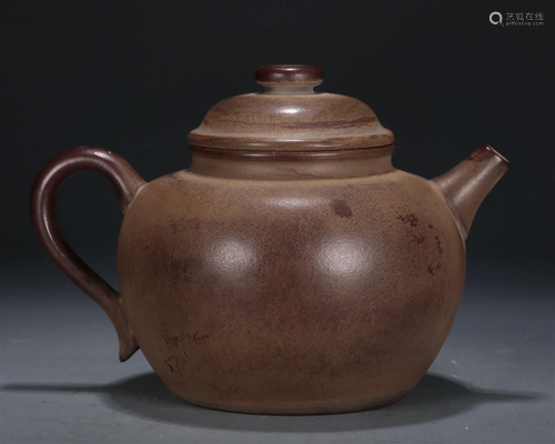 A Yixing Clay Ewer