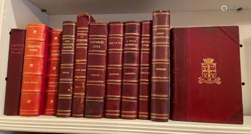 Literature in Leather Bindings (11 Volumes)