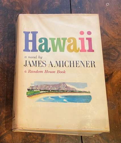 MICHENER, James, A. Hawaii, 1959, First Printing
