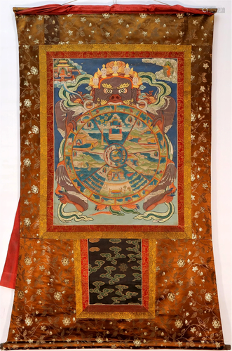 A mavelously Tibetan Mammon Thangka