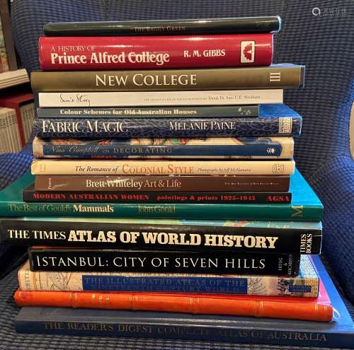 Collection of Atlases & Australian Reference Books