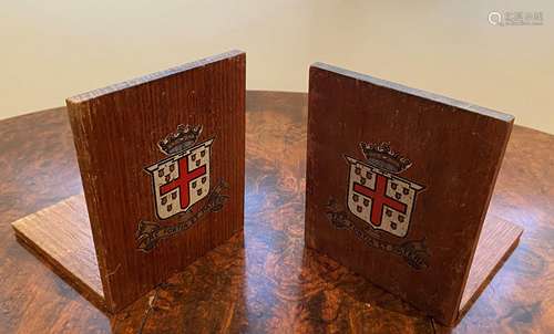 Prince Alfred College - Timber Bookends