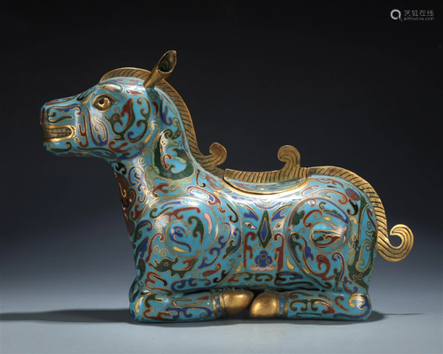 A Cloisonne Horse