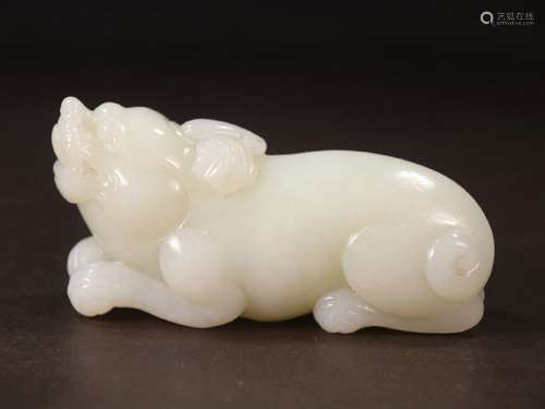 Pixiu jade carving