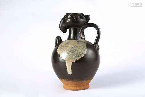 Tang Dynasty Lushan kiln flower-glazed pot