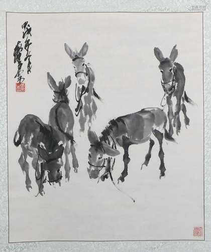 Huang Zhou's Donkey Scroll